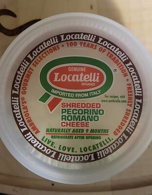 Pecorino Romano Shredded Cheese, Pecorino Romano