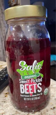 Sweet Pickled Organic Beets, Sweet Pickled