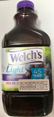 Welch's 64 Fl Oz Juice Beverage Light - Concord Grape