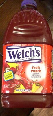 Welch's 96 Fl Oz Juice Cocktail - Fruit Punch