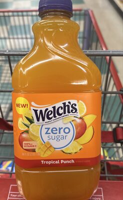 Welch's 64 Fl Oz Zero Sugar Drink - Tropical Punch