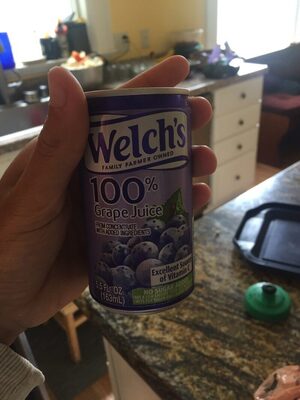 Welch's 5.5 Fl Oz 100% Juice - Concord Grape