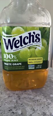 Welch's 64 Fl Oz 100% Juice - White Grape