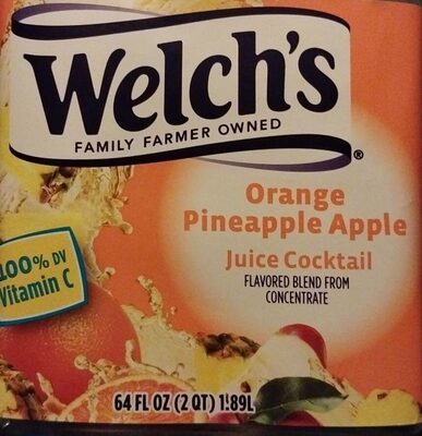 Welch's 64 Fl Oz Juice Cocktail - Orange Pineapple Apple
