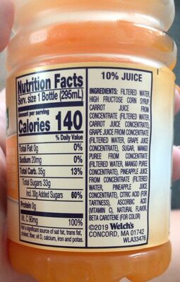 Welch's 10 Fl Oz Juice Drink - Mango Pineapple (6 Pk)