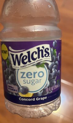Welch's 10 Fl Oz Zero Sugar Drink - Concord Grape