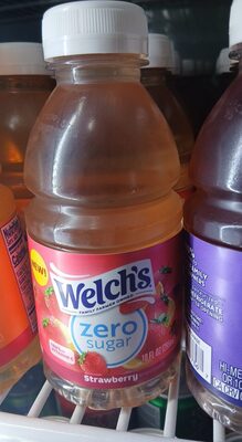 Welch's 10 Fl Oz Zero Sugar Drink - Strawberry