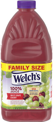 Welch's 96 Fl Oz 100% Juice - White Grape Cherry