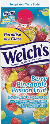 Welch's 59 Fl Oz Fruit Juice Drink - Berry Pineapple Passion Fruit