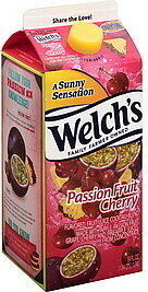 Passion Fruit Cherry Flavored Blend Of Five Fruit Juice Drink From Concentrate, Passion Fruit Cherry