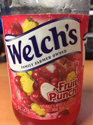 Welch's 16 Fl Oz Juice Drink - Fruit Punch