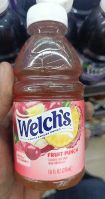 Welch's 10 Fl Oz Juice Drink - Fruit Punch
