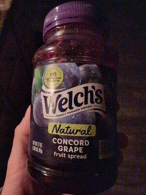 Welch's 27 Oz Spread - Natural Concord Grape