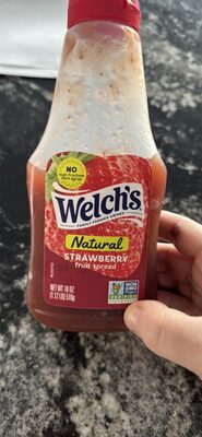 Welch's 18 Oz Spread - Natural Squeeze Strawberry