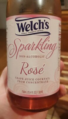 Welch's 25.4 Fl Oz Sparkling Juice Cocktail - Ros Grape