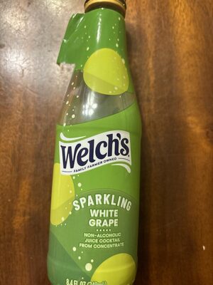 Welch's 8.4 Fl Oz Sparkling Juice Cocktail - White Grape