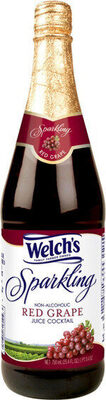 Welch's 25.4 Fl Oz Sparkling Juice Cocktail - Red Grape