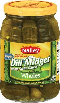 Dill Midget Pickle, Savory Garlic