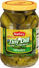 Nalley, Wholes Tiny Dill, Garlic & Dill, Garlic & Dill