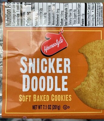 Homestyle Snickerdoodle Soft Baked Cookies, Homestyle Snickerdoodle