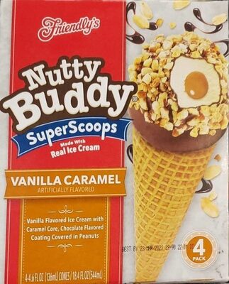 Superscoops Vanilla Caramel Ice Cream, Vanilla; Caramel