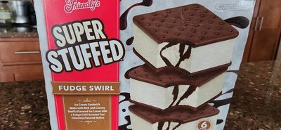 Fudge Swirl Ice Cream Sandwiches, Fudge Swirl
