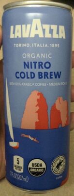 Medium Roast Nitro Cold Brew Organic 100% Arabica Coffee, Nitro Cold Brew