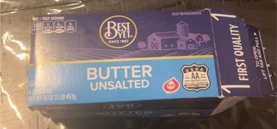 Unsalted Butter, Unsalted