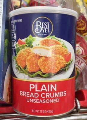 Plain Bread Crumbs Unseasoned, Plain