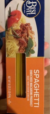 Enriched Macaroni Product, Spaghetti