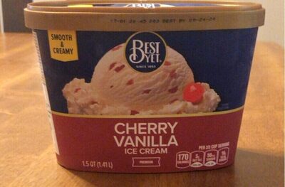 Cherry Vanilla Premium Ice Cream, Cherry Vanilla