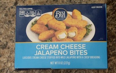 Luscious Cream Cheese Stuffed Into Mild Jalapeno With A Crisp Breading Bites, Cream Cheese