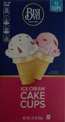 Ice Cream Cake Cups, Ice Cream