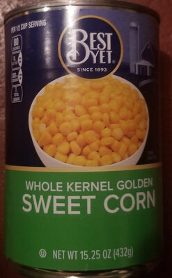Whole Kernel Golden Sweet Corn, Golden Sweet Corn