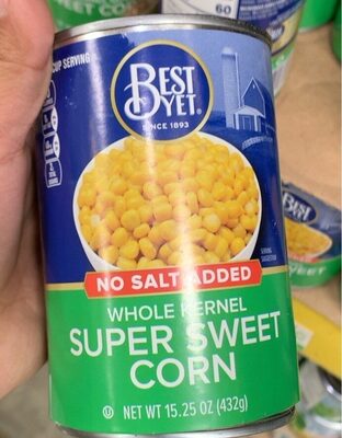 Super Sweet Whole Kernel Corn, Super Sweet