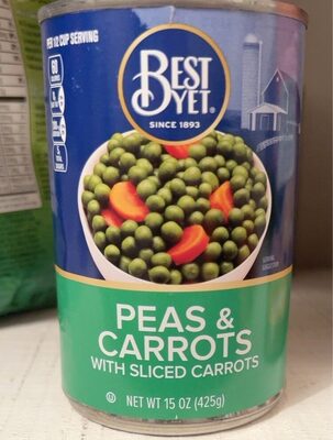 Peas & Carrots With Sliced Carrots