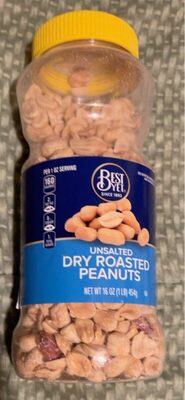 Unsalted Dry Roasted Peanuts, Unsalted Dry Roasted