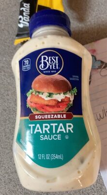 Squeezable Tartar Sauce, Squeezable Tartar