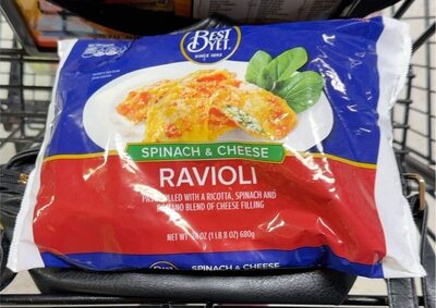 Spinach & Cheese Ravioli, Spinach & Cheese