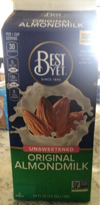 Unsweetened Original Almondmilk, Unsweetened
