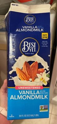Unsweetened Vanilla Almondmilk, Unsweetened Vanilla