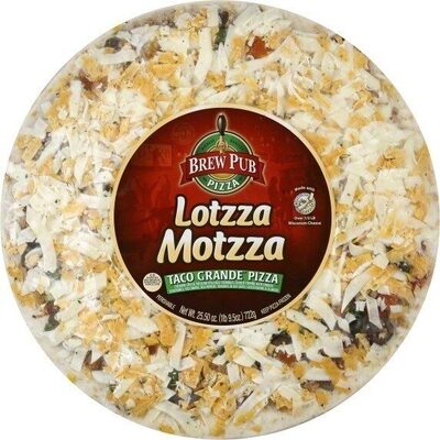 Brew Pub, Lotzza Motzza, Taco Grande Pizza