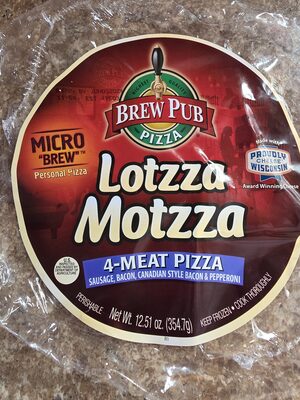 4-Meat Pizza Sausage, Bacon, Canadian Style Bacon & Pepperoni Pizza, 4-Meat Pizza