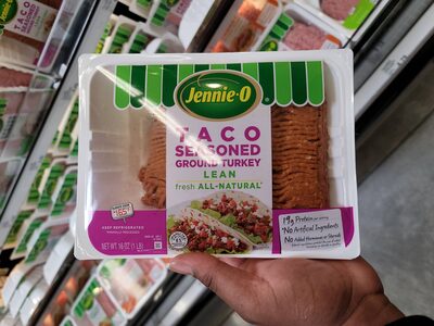 Taco Seasoned Lean Ground Turkey, Taco Seasoned