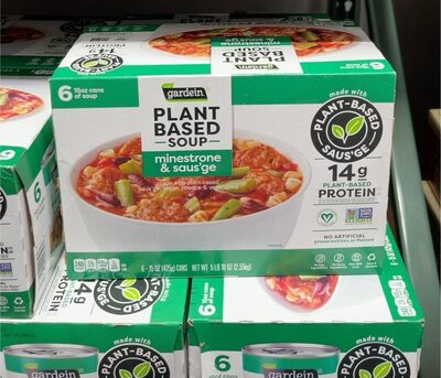Minestrone & Saus'Ge Plant Based Soup, Minestrone & Saus'Ge