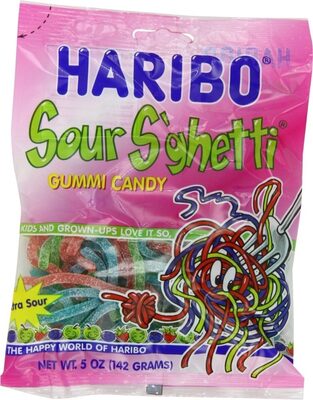 Sour S'Ghetti Gummi Candy