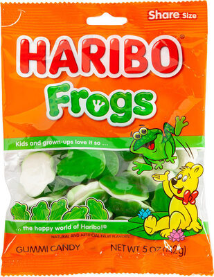 Frogs Flavored Gummi Candy, Frogs
