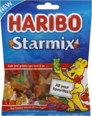 Haribo Starmix Gummi Candy, 5 Oz