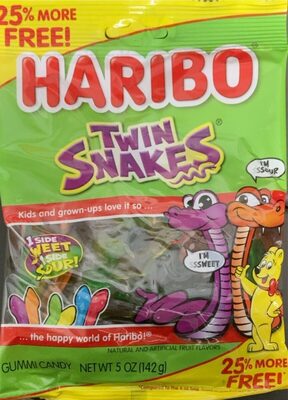 Twin Snakes Gummi Candy, Twin Snakes