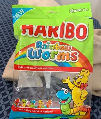 Rainbow Worms Gummi Candy, Rainbow Worms